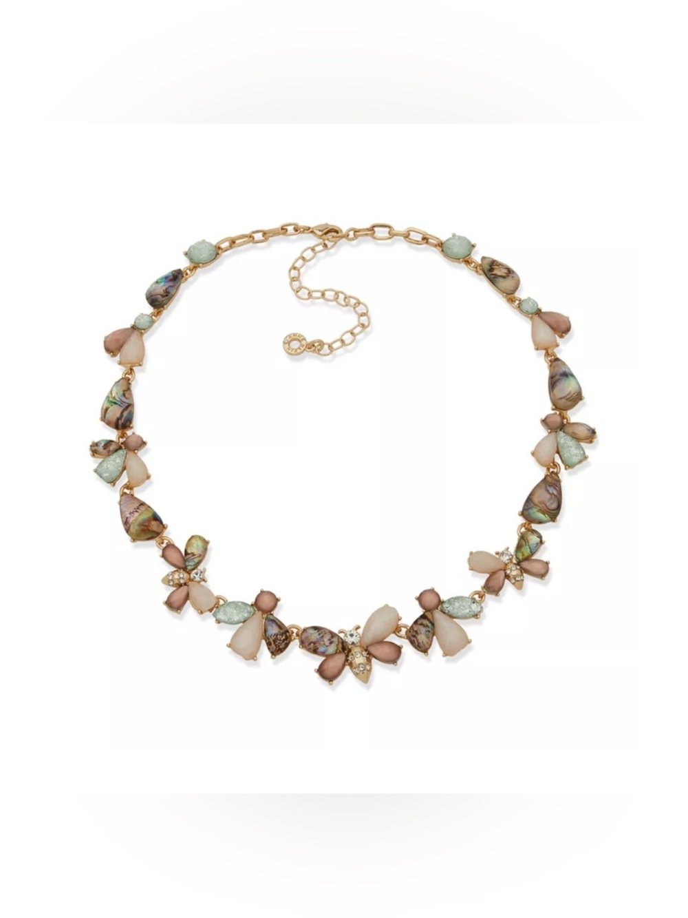 Anne Klein Gold Tone Multi Bee Motif Collar Necklace - NWOT
